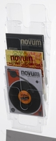 DURABLE Wandprospekthalter Wandprospekthalter A4 Hoch Tra DIN A4 hoch 6-Fach Transparent