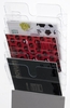 DURABLE Wandprospekthalter Wandprospekthalter A4 Quer Tra DIN A4 quer 6-Fach Transparent