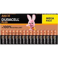 DURACELL Batterien PLUS Micro AAA 1, 5 V - 32 Stück