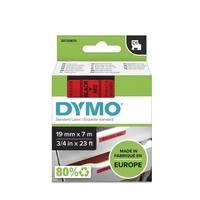 DYMO® Original D1-Schriftband für LabelManager™ 19mm x 7m - schwarz auf rot