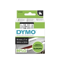 DYMO® Original D1-Schriftband für LabelManager™ 19mm x 7m - schwarz auf transparent