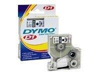 DYMO® Original D1-Schriftband für LabelManager™ 9mm x 7m - schwarz auf transparent