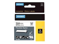 DYMO® Original IND-Schriftband für Rhino™ Nylon 19mm x 3, 5m - schwarz auf weiss
