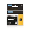DYMO® Original IND-Schriftband für Rhino™ Permanent Polyester 9mm x 5, 5m - schwarz auf metallic