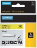 DYMO® Original IND-Schriftband für Rhino™ Vinyl 12mm x 5, 5m - schwarz auf gelb