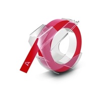 DYMO® Original Prägeband für OMEGA und JUNIOR Plastik 9mm x 3m Plastik - glänzend rot