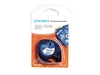 DYMO® Original Schriftband für LetraTag® Plastik 12mm x 4m - schwarz auf weiss