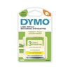 DYMO® Original Schriftbänder für LetraTag® 12mm x 4m - schwarz auf je 1 x Papier weiss,  Plastik gelb & Plastik silber