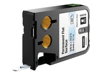 DYMO® Original XTL™ Schriftband 9mm x 9, 1m - schwarz auf transparent