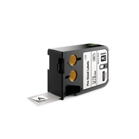 DYMO XTL 250 Permanentband,  Polyester Schwarz auf Weiß (25 x 25 mm)