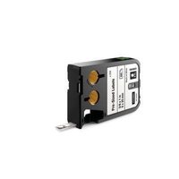 DYMO XTL 250 Permanentband,  Polyester Schwarz auf Weiß (9 x25 mm)