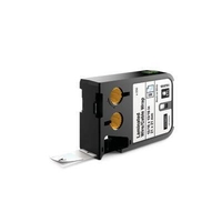 DYMO XTL 250 Permanentband,  Vinyl Schwarz auf Weiß 21mm x 21mm