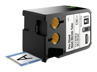 DYMO XTL Heißschrumpfschlauch Schwarz auf Weiß 60 Etiketten (24 x 34 mm)