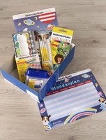 EBERHARD FABER Aufbewahrungsboxen Schulstarter Box keine Herstellerangabe - 22, 0 x 31, 0 x 10, 0 cm blau,  gelb