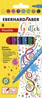 EBERHARD FABER Filzstifte Filzstifte Glitzer 8st 3.0 mm Mehrfarbig
