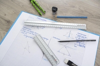 EBERHARD FABER Lineale Faber Alu-Lineal BK 30 cm 30 cm silber