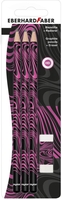 EBERHARD FABER Schreibsets EF BleistifteRadier neon pi/BK HB