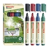 edding 22 EcoLine Permanentmarker farbsortiert 1, 0 - 5, 0 mm - 4 Stück