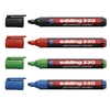 edding 330 Permanentmarker farbsortiert 1, 0 - 5, 0 mm - 4 Stück