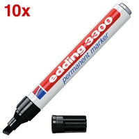 edding 3300 Permanentmarker 1, 0 - 5, 0 mm schwarz - 10 Stück