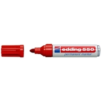 edding 550 Permanentmarker 3, 0 - 4, 0 mm - rot