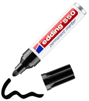 edding 550 Permanentmarker 3, 0 - 4, 0 mm - schwarz