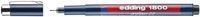 edding Fineliner 1800 0.1 + 0.3 + 0.5 mm Schwarz