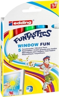 edding Kreidemarker Funtastics Window Fun 2.0 - 6.0 mm Mehrfarbig