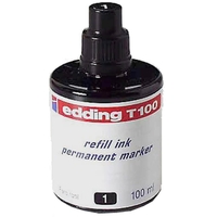 edding Nachfülltusche edding T 100 Nachfülltinte Permanentmarker - schwarz - 4-T100001 schwarz 100, 0 ml