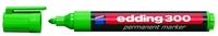 edding Permanentmarker Edding Marker 300 grün,  10Stck 1.5 - 3.0 mm Grün