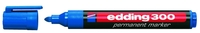 edding Permanentmarker Edding Marker 300, blau, 10Stck 1.5 - 3.0 mm Blau