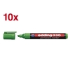 edding Permanentmarker Edding Marker 330,  grün 10Stck 1.0 - 5.0 mm Grün