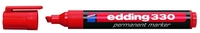 edding Permanentmarker Edding Marker 330 rot,  1 Stk 1.0 - 5.0 mm Rot