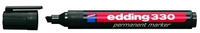 edding Permanentmarker Edding Marker 330 sz,  1 Stk 1.0 - 5.0 mm Schwarz