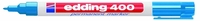 edding Permanentmarker Edding Marker 400 hellbl,  1stk 1.0 mm Blau