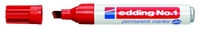 edding Permanentmarker Edding Marker No 1 rot 10Stck 1.0 - 5.0 mm Rot