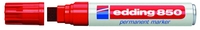 edding Permanentmarker Edding Perm.-Marker 850,  rot 5.0 - 16.0 mm Rot