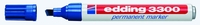 edding Permanentmarker Filzschr.Edding 3300 blau,  1st 1.0 - 5.0 mm Blau