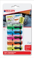 edding Textmarker Mini Highlighter Mehrfarbig