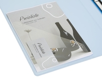 EICHNER Präsentationsringbücher Eichner Pr-Rb. 4-Ringm. bl-tr 2.5 cm DIN A4 blau-transparent
