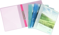 EICHNER Präsentationsringbücher Eichner Pr-Rb. 4-Ringm. rt-tr 2.5 cm DIN A4 rot-transparent