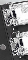 ELBA Doppelordner 7.5 cm 2x A5 quer Polyvinylchlorid (PVC) schwarz