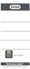 ELBA Rückenschilder 48, 0 x 112, 0 mm weiß