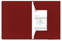 ELBA Sammelmappen Chic Sammelmappe Bordeaux 25st DIN A4 bordeaux
