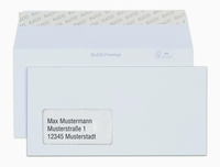ELCO Briefumschläge Briefumschläge Prestige C5/6mF DIN lang+ mit Fenster haftklebend