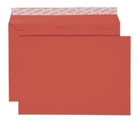 ELCO Briefumschläge ELCO Color Umschl.C5 farbsort. DIN C5 ohne Fenster haftklebend
