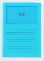 ELCO Sichthüllen Aktenhülle Ordo Classico blau DIN A4 intensivblau glatt 120 g/qm