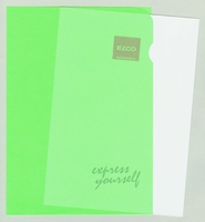 ELCO Sichthüllen Ordo transparent DIN A4 grün glatt 80 g/qm