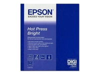 Epson Fine Art Hot Press Bright - Beidseitig glattes Baumwollpapier (matt) - hochweiß - Rolle (43, 2 cm x 15 m) - 330 g/m