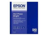 Epson Fine Art Hot Press Bright - Beidseitig glattes Baumwollpapier (matt) - hochweiß - Rolle A1 (61, 0 cm x 15 m) - 330